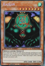 Kazejin (V.2 - Secret Rare)⁣ - Speed Duel GX: Midterm Paradox⁣ (Secret Rare)⁣ [D08]