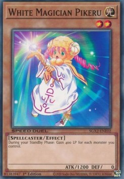 White Magician Pikeru⁣ - Speed Duel GX: Midterm Paradox⁣ (Common)⁣ [E02]