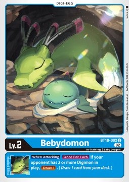 Bebydomon (BT10-002)⁣ - Xros Encounter⁣ (Uncommon)⁣ [002]