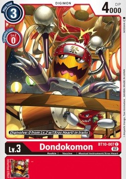 Dondokomon (BT10-007)⁣ - Xros Encounter⁣ (Common)⁣ [007]