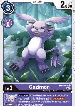 Gazimon (BT10-071)⁣ - Xros Encounter⁣ (Common)⁣ [071]