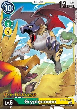 Gryphonmon (BT10-055)⁣ - Promos: Xros Encounter⁣ (Uncommon)⁣ [BT10-055]