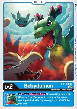 Bebydomon (EX3-001)⁣ - Draconic Roar⁣ (Uncommon)⁣ [001]