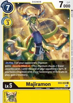 Majiramon (EX3-032)⁣ - Draconic Roar⁣ (Common)⁣ [032]