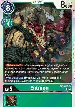 Entmon (EX3-043)⁣ - Draconic Roar⁣ (Rare)⁣ [043]