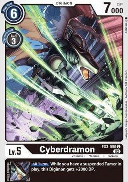 Cyberdramon (EX3-050)⁣ - Draconic Roar⁣ (Common)⁣ [050]