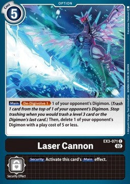 Laser Cannon (EX3-071)⁣ - Draconic Roar⁣ (Common)⁣ [071]