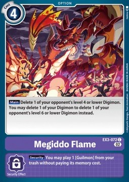 Megiddo Flame (EX3-072)⁣ - Draconic Roar⁣ (Common)⁣ [072]