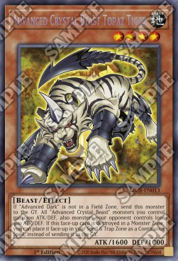 Advanced Crystal Beast Topaz Tiger
