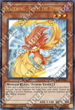 Blackwing - Breeze the Zephyr - Battles of Legend: Crystal Revenge (Ultra Rare) [BLCR-061]