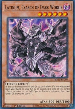 Latinum, Exarch of Dark World⁣ - Structure Deck: Dark World⁣ (Common)⁣ [006]