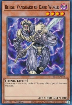 Beiige, Vanguard of Dark World⁣ - Structure Deck: Dark World⁣ (Common)⁣ [010]