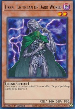 Gren, Tactician of Dark World⁣ - Structure Deck: Dark World⁣ (Common)⁣ [014]