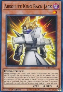 Absolute King Back Jack⁣ - Structure Deck: Dark World⁣ (Common)⁣ [024]