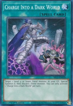 Charge Into a Dark World⁣ - Structure Deck: Dark World⁣ (Common)⁣ [028]