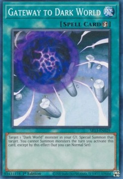 Gateway to Dark World⁣ - Structure Deck: Dark World⁣ (Common)⁣ [029]