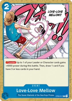 Love-Love Mellow (ST03-017) (V.1)⁣ - Starter Deck: The Seven Warlords of the Sea⁣ (Common)⁣ [017]