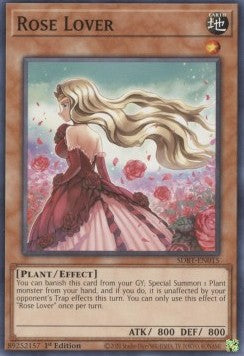 Rose Lover⁣ - Structure Deck: Beware of Traptrix⁣ (Common)⁣ [015]