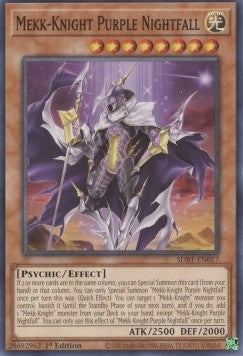 Mekk-Knight Purple Nightfall⁣ - Structure Deck: Beware of Traptrix⁣ (Common)⁣ [017]