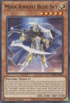 Mekk-Knight Blue Sky⁣ - Structure Deck: Beware of Traptrix⁣ (Common)⁣ [018]