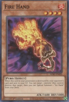 Fire Hand⁣ - Structure Deck: Beware of Traptrix⁣ (Common)⁣ [020]