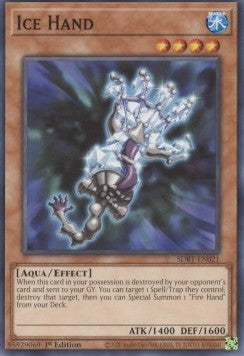 Ice Hand⁣ - Structure Deck: Beware of Traptrix⁣ (Common)⁣ [021]