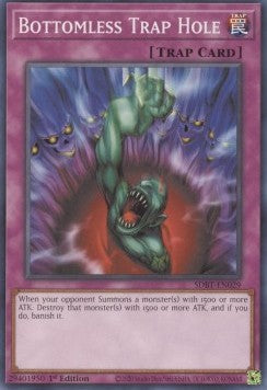 Bottomless Trap Hole⁣ - Structure Deck: Beware of Traptrix⁣ (Common)⁣ [029]