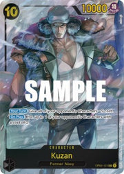 Kuzan (OP02-121) (V.2) - Paramount War (Alternate Art) [OP02-121]