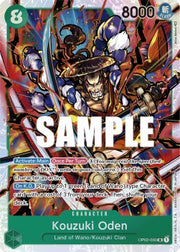 Kouzuki Oden (OP02-030) (V.1) - Paramount War (Super Rare) [OP02-030]