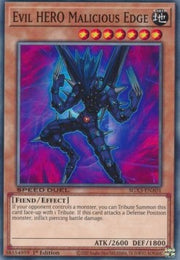 Evil HERO Malicious Edge⁣ - Speed Duel GX: Duelists of Shadows⁣ (Common)⁣ [A01]