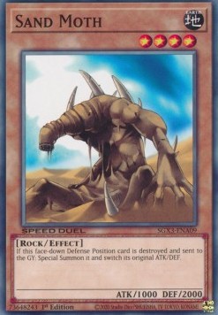 Sand Moth⁣ - Speed Duel GX: Duelists of Shadows⁣ (Common)⁣ [A09]