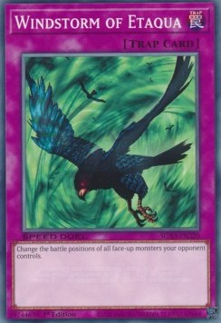 Windstorm of Etaqua⁣ - Speed Duel GX: Duelists of Shadows⁣ (Common)⁣ [A20]