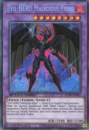 Evil HERO Malicious Fiend (V.2 - Secret Rare) - Speed Duel GX: Duelists of Shadows (Secret Rare) [SGX3-A21]