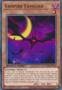 Vampire Familiar⁣ - Speed Duel GX: Duelists of Shadows⁣ (Common)⁣ [C03]