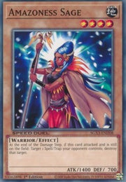 Amazoness Sage⁣ - Speed Duel GX: Duelists of Shadows⁣ (Common)⁣ [D08]