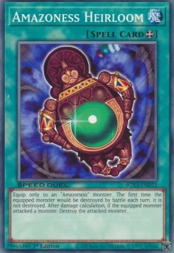 Amazoness Heirloom⁣ - Speed Duel GX: Duelists of Shadows⁣ (Common)⁣ [D12]