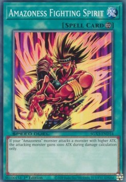 Amazoness Fighting Spirit⁣ - Speed Duel GX: Duelists of Shadows⁣ (Common)⁣ [D14]