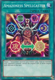 Amazoness Spellcaster⁣ - Speed Duel GX: Duelists of Shadows⁣ (Common)⁣ [D15]
