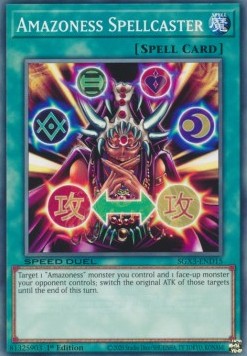 Amazoness Spellcaster⁣ - Speed Duel GX: Duelists of Shadows⁣ (Common)⁣ [D15]