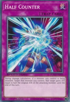 Half Counter⁣ - Speed Duel GX: Duelists of Shadows⁣ (Common)⁣ [D20]