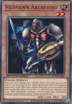 Vilepawn Archfiend⁣ - Speed Duel GX: Duelists of Shadows⁣ (Common)⁣ [E05]