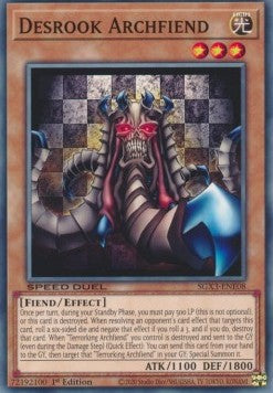 Desrook Archfiend⁣ - Speed Duel GX: Duelists of Shadows⁣ (Common)⁣ [E08]