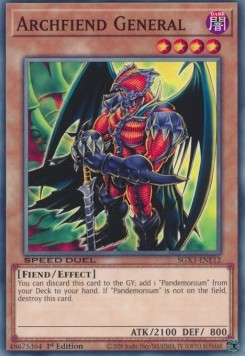 Archfiend General⁣ - Speed Duel GX: Duelists of Shadows⁣ (Common)⁣ [E12]