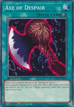 Axe of Despair⁣ - Speed Duel GX: Duelists of Shadows⁣ (Common)⁣ [E16]