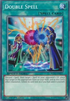 Double Spell⁣ - Speed Duel GX: Duelists of Shadows⁣ (Common)⁣ [E17]