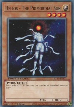 Helios - The Primordial Sun (V.1 - Common)⁣ - Speed Duel GX: Duelists of Shadows⁣ (Common)⁣ [F01]