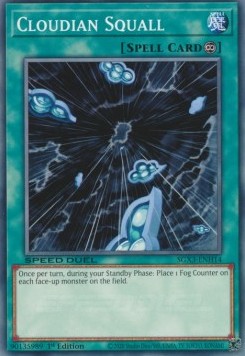 Cloudian Squall⁣ - Speed Duel GX: Duelists of Shadows⁣ (Common)⁣ [H14]