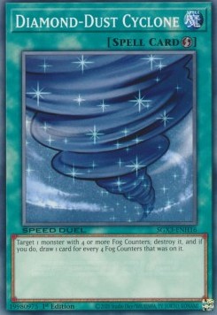 Diamond-Dust Cyclone⁣ - Speed Duel GX: Duelists of Shadows⁣ (Common)⁣ [H16]