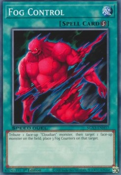 Fog Control⁣ - Speed Duel GX: Duelists of Shadows⁣ (Common)⁣ [H17]