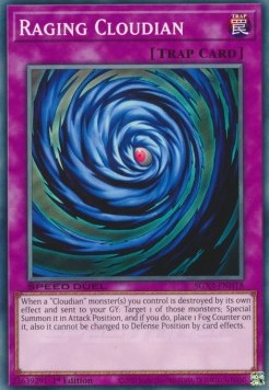 Raging Cloudian⁣ - Speed Duel GX: Duelists of Shadows⁣ (Common)⁣ [H18]